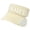 Beige, variant on Visor Hats for Women Adjustable Summer Outdoor Topless Sports Sunscreen Hat Casual Solid Color Headwear White