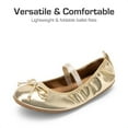 thumbnail image 3 of BURUDANII Girls Mary Jane Ballet Flats – Flexible Dress Shoes for Toddlers & Little Kids, 3 of 7