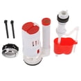 thumbnail image 2 of 2 juegos de kits de reparación para tanques de inodoro, válvula de llenado de inodoro, válvula de descarga, solapa roja Sunnimix Tapa de descarga de la válvula de llenado del tanque, 2 of 8