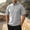 Gray, variant on Men's Lightweight Quarter Zip Short Sleeve Pullover Performance Shirts Windbreaker for Golf, Hiking, and Running Wind Breaker Jackets with Chest Pocket Sizes S-2XL Black