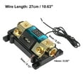 thumbnail image 3 of Unique Bargains Car Audio LED Display Digital Voltage Inline ANL Fuse Holder 100 Amp 0 2 4 AWG Gauge 300A, 3 of 7