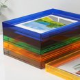 thumbnail image 3 of CSChome Acrylic Photo Frame Vibrant Floating Acrylic Photo Frame: Desk Wall Art Frame (for Gallery Home Office Decoration, 1Pc), 3 of 7