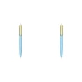 thumbnail image 2 of XIANXIAN 2pcs Gel Pen set, Black Gel Ink Pens 0.38mm Ultra Fine point Smooth Writing Pens with Silicone Grip, Retractable Cute Pens for Journaling NoteTaking sketching drawing stationery H*2, 2 of 5