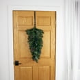 thumbnail image 3 of Northlight Mixed Pine and Blueberries Artificial Christmas Teardrop Swag - 28" - Unlit, 3 of 8
