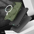 thumbnail image 4 of Designed for Samsung Galaxy A26 5G - Compatible with MagSafe Support Wireless Charging Rugged Shockproof Anti-Slip Military Grade Protective Phone Cover for Samsung Galaxy A26 5G, Armygreen, 4 of 7