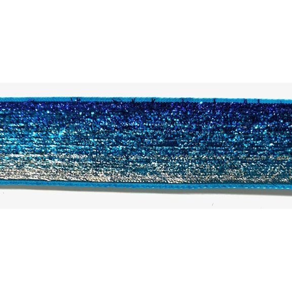 1" METALIC OMBRE TRQ 10YD