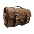 thumbnail image 2 of ZheElen Motorcycle Tail Rack Bag Easy To Install Waterproof Large Capacity Stylish Retro For Scooters Which Is Wear Resistant Brown 30x15x20cm, 2 of 6