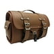thumbnail image 5 of Bolsa genérica para estante trasero de cicleta, impermeable, con asa, fácil instalación, bolsa de equipaje de viaje al aire libre para bicicleta Marrón, 5 of 8