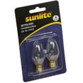 thumbnail image 2 of 2 Pack Sunlite 4 Watt C7 Night Light, Candelabra Base, Clear, 2 of 2