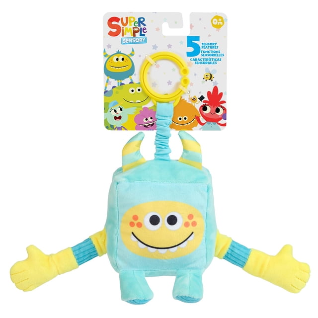 Monstruos de peluche sensoriales WowWee Super Simple Rizzo Blue 0+