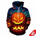 thumbnail image 3 of Nueva sudadera con capucha con diseño de calabaza de moda de Halloween con estampado 3D para hombres y mujeres, sudadera divertida de terror, sudaderas con capucha de hip hop, sudaderas con capucha ge, 3 of 5