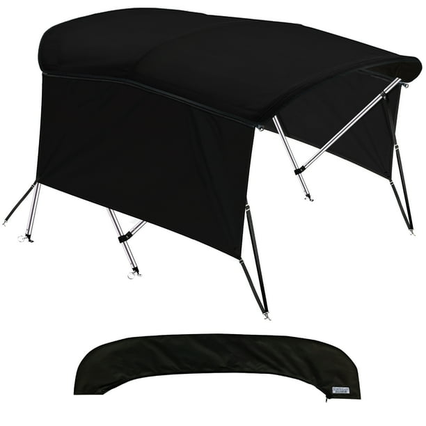 KNOX Universal 3Bow Bimini Tops for Boats Cover Side Walls, Support