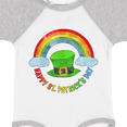 thumbnail image 4 of Inktastic Happy St. Patrick's Day Rainbow and Hat Boys or Girls Baby Bodysuit, 4 of 5