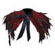 thumbnail image 1 of Bufanda de cuello tipo chal de plumas sintéticas, envoltura cómoda para hombros, envoltura de hombros para Halloween, Festival, disfraces, fiesta, Cos Rojo, 1 of 8