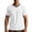 White, variant on Wrtxtat Men's V Neck T-Shirt Contrast Color Slim Fitted Short Sleeve Tee Shirts Lightweight Comfy Stretch Casual Business Golf Workout Tee Tops Black M
