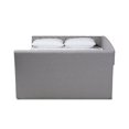 thumbnail image 2 of Baxton Studio Delora Full Size Light Grey Upholstered Daybed, 2 of 8