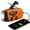 2000mah Orange, variant on Solar Emergency Hand Crank Weather Radio, Portable Self Powered NOAA AM/FM Radios with SOS Alarm LED Flashlight 2000mAh Smart Phone USB Charger for Camping