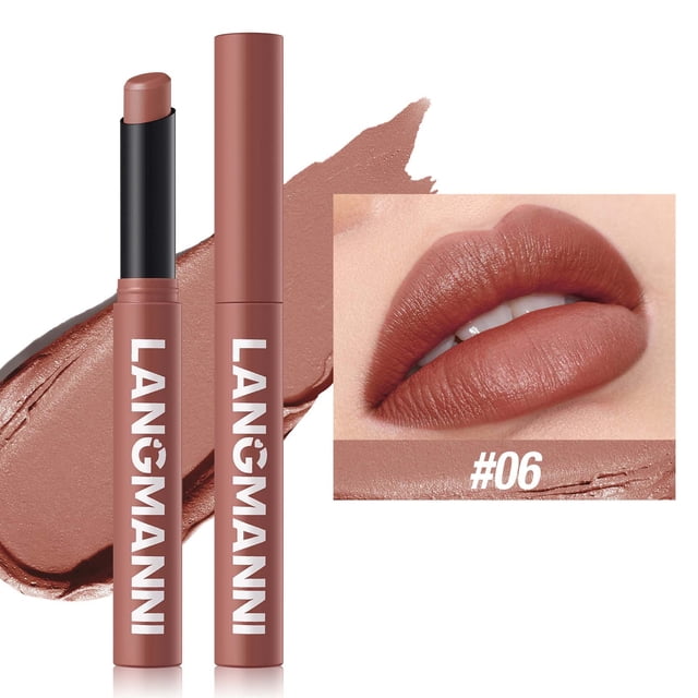 Puntoco Lápiz labial mate antiadherente Lápiz labial aterciopelado Lápiz labial mate de larga duración