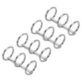 thumbnail image 1 of Unique Bargains 0.63' Dia. 3 Circle Detachable Metal Binder Rings Loose Leaf Rings, Silver Tone 4 Pack, 1 of 6