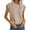 Khaki, variant on SNKSDGM Women's Plus Casual Easter Shirts for Women Womens Shirts Long Sleeve Tunic Summer New Ruffle Edged Fashion Sweet and Fresh Versatile Top T Shirt Womens Short Sleeve Tops Casual Loose Fit