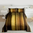 thumbnail image 2 of Homewish Neon Striped Full Size Comforter Sets,Modern Geometric Artistic Bedding Comforter Set,Yellow Black Bedding Sets For Girls Boys,Ultra Soft Home Decor Reversible,3-Piece, 2 of 8
