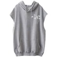 thumbnail image 4 of Rezuofi 2 Pcs Sleeveless Vest Tops with Hood for Women Casual Loose Fit Hoodie Lightweight Drawstring Pullover Sweatshirt with Pockets 2025, 4 of 4
