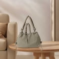 thumbnail image 5 of Moontgen Puffer Tote Bag for Women Adjustable Strap Crossbody Bag Nylon Backpack (Khaki), 5 of 9