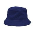 thumbnail image 2 of Glory Max Summer Beach Bucket Hat 100% Cotton Sun Visor Fishing Packable Cap Navy, 2 of 5