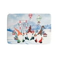 thumbnail image 2 of kladzum Christmas Printed Non-slip Bath Mat 31.5x19.6in Soft Bathroom Rugs Microfiber Door Mat Washable Floor Mat Cute Xmas Decor Small Carpet for Bathroom, Bathtub, Tub, Door, Floor, 2 of 6