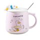 thumbnail image 1 of Taza de cerámica linda del pato lindo de la historieta, taza de café del desayuno del hogar de la taza del regalo 350ml, 1 of 5