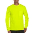 thumbnail image 2 of Gildan UltrCtn L/S Pkt T SfyGr, 2 of 2