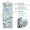 thumbnail image 2 of Pioneer Flower Floral Print Pattern Hot Yoga Mat Towel Non Slip for Hot Yoga - Quick-Drying Yoga Mat Cover with 4 Corner Pockets with Travel Bag - Hot Yoga Towel Non Slip 70"x26", 2 of 6