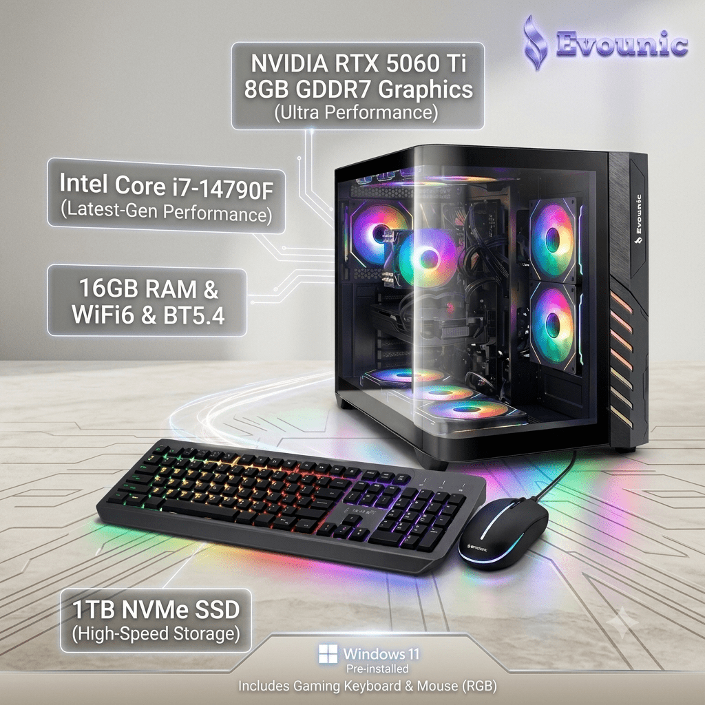 Gaming PC Computer Desktop Intel i7 Xeon E5 3.20GHz Radeon RX580