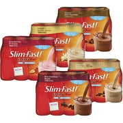 Slim Fast 3-2-1 Shakes 8ct, 2pk Value Bundle