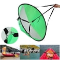 thumbnail image 4 of Canoe Sailing, 1PCS Canoe Wind Sail, Polyester Taffeta For Outdoor Fun Water Sports Kayak Sailing Green, 4 of 8