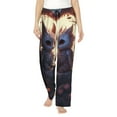 thumbnail image 2 of Lsque Romantic Rose Animal Couple Print Women's Pajama Pants, Lounge Pant - Comfortable Home Wear,Elastic Waistband, Stylish Design-X-Large, 2 of 9