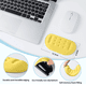 thumbnail image 2 of Protector de muñeca de espuma viscoelástica Protector de muñeca ergonómico con almohadilla de ratón de gel suave adecuado para mouse, juegos, computadora, computadora portátil, oficinaamarillo, 2 of 5