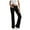 Black, variant on SwiftWear Women's High-Waisted Flare Leg Pants with Drawstring Waist, Stretch Athletic Lounge Trousers Comfortable Casual Wide Leg Sweatpants S-2XL