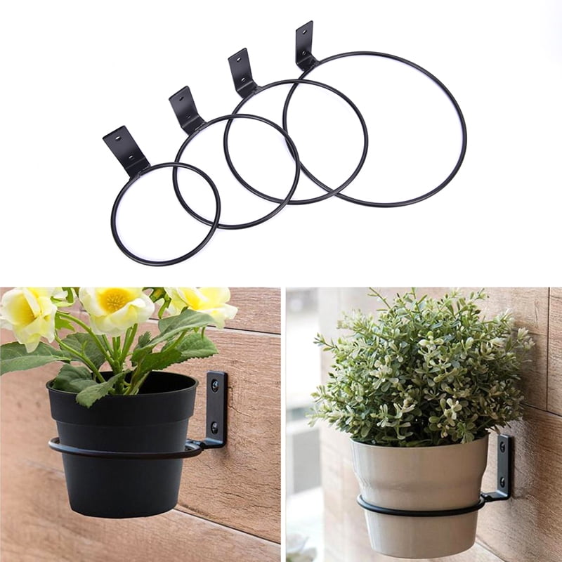 Flower Pot Holder Ring Wall Mounted | Wall Mounted Plant Pots Holders - ​ plant Holder - Aliexpress