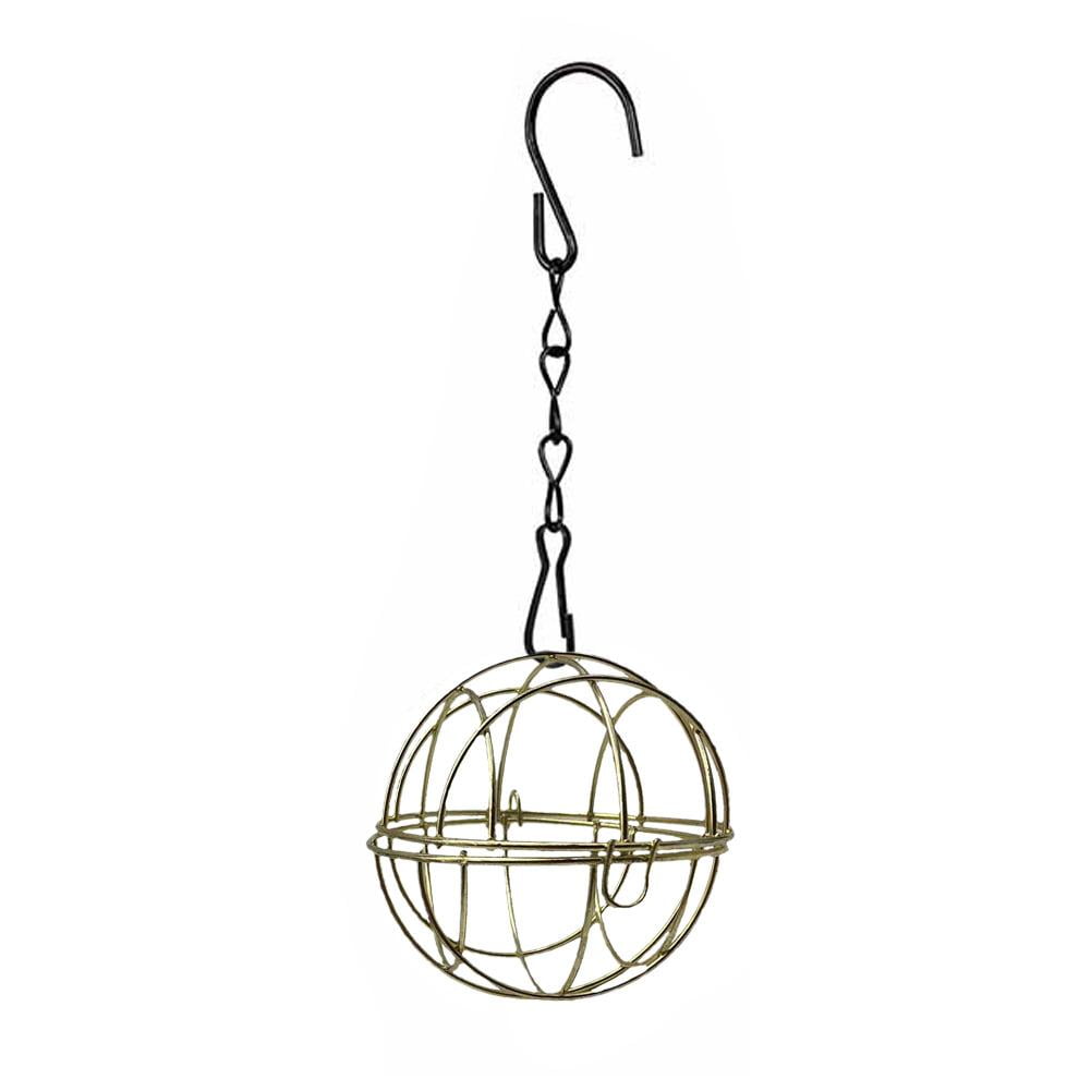 Outdoor Bird Feeder Hanging Fat Ball Holder Iron Bird Feeder Food