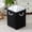 Black #2, variant on Irregular Triangular Corner Foldable Storage Bucket Laundry Hamper - Fabric Organizer Bin with Handles for Laundry Toys Linens, Space Saving for Home Bathroom Dorm Room