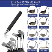 EXLEAF Golf Club Groove Sharpener and Cleaner, Re-Grooving Tool for Wedges and Irons, Backspin Enhancer