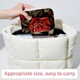thumbnail image 6 of Rose Leopard Velvet Portable Bracelet Holder with Removable Compartment - Storage Box, Jewelry Box, and Jewelry Stand - Gift, 6 of 7