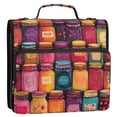 thumbnail image 5 of FORMRS Zipper Binder with Shoulder Strap 2-inch Ring 500 Sheet Capacity File Bag, Purple Jar, 5 of 5