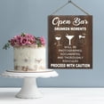 thumbnail image 6 of JennyGems Open Bar Wedding Sign, Wedding Reception Signs Drunken Moments Will Be Photographed Documented and Thoroughly Ridiculed, Wedding Decor, Birthday Anniversary Bar Sign Home Bar Decor (Brown), 6 of 11