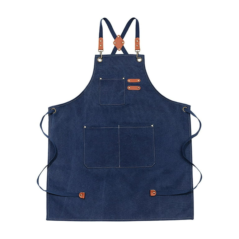  Housoutil 3 Pcs Canvas Apron Chef Apron Mens Apron Electrician  Overalls Apron Garden Bib Coveralls for Men Canvas Shop Apron Cooking Bib  Apron Work Carpenter Multiple Pockets Cotton Canvas : Tools