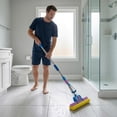 thumbnail image 6 of Sponge Mop with Extendable Stainless Steel Handle - Absorbent for Bathroom, Kitchen, Glass, Living Room Hardwood, Tile, Laminate Floors - Easy Lever Squeeze for Dry & Wet Floors, 6 of 7