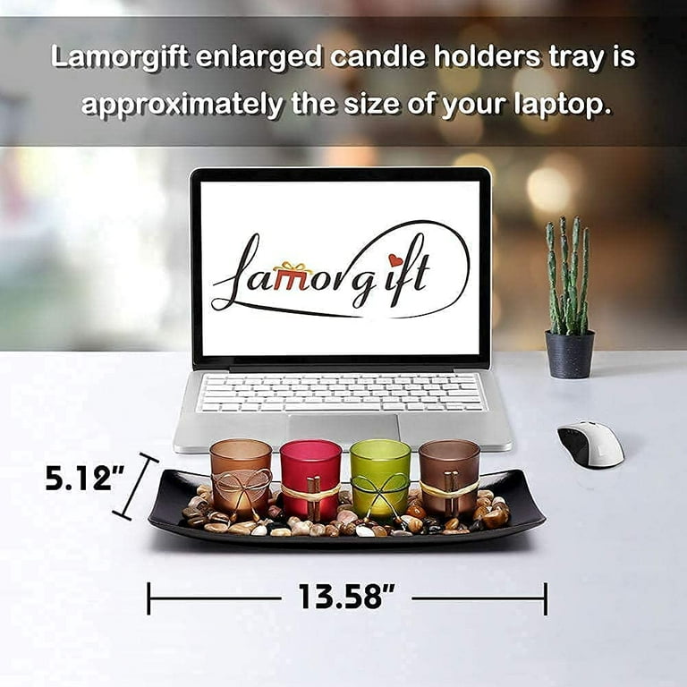 LAMORGIFT Set of 24 Glass Tealight Candle Holder - Clear Tea Lights Candle  Holders Bulk for Wedding Centerpieces& Party Decorations& Home Decor