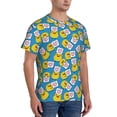 thumbnail image 2 of Vsdgher Lovely Duck Print Men's Dry Fit Mesh Athletic Shirts Moisture Wicking Tennis T-Shirt Tops, 2 of 9