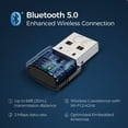 thumbnail image 2 of Mpow Bluetooth 5.0 USB Adapter for PC, Bluetooth Dongle Supports Windows 7/8.1/10, for Desktop, 2 of 7